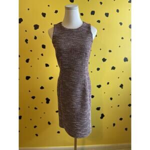 LOFT Womens Tweed Dress Size 2 Old Money Officecore Preppy Workwear Classic